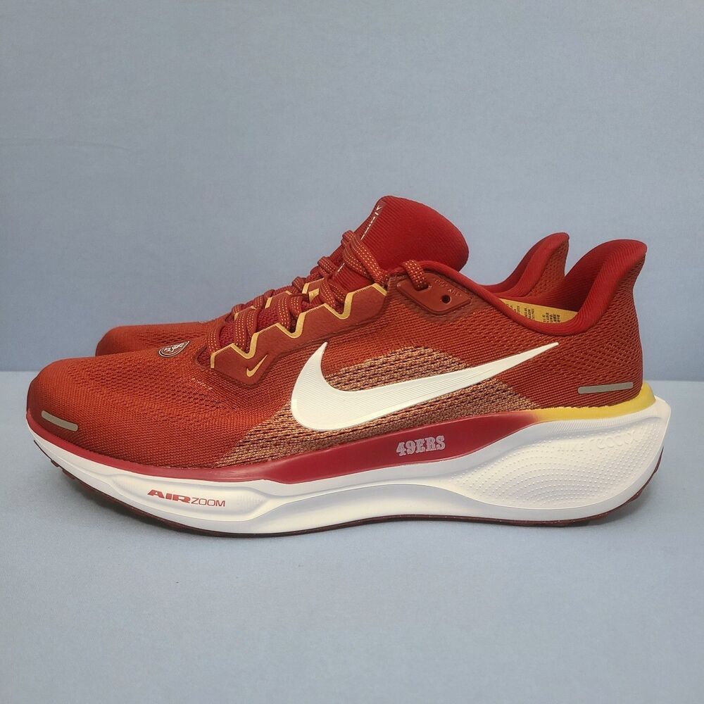 Nike Air Zoom Pegasus 41 Mens 9.5 NFL San Francisco 49ers Running FZ5070-600